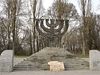 MENORAH-SHAPED MONUMENT TO JEWS MASSACRED AT BABI YAR, UKRAINE - HOLOCAUST BY BULLETS, THE WORK OF FATHER PATRICK DUBOIS