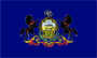 FLAG OF PENNSYLVANIA, USA