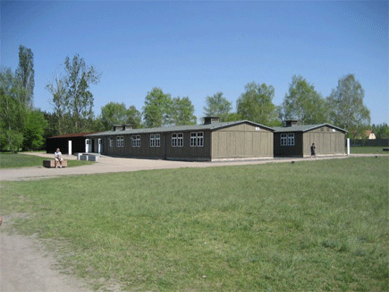 Sachsenhausen Camp: Jewish Barracks and Museum. Source: Wikipedia