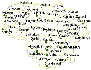 Lithunian cities