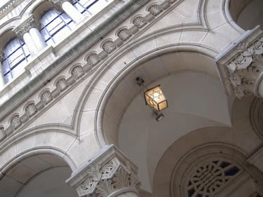 JEWISH AND KOSHER FRANCE: The Grande synagogue de Lyon is a synagogue located 13 quai Tilsit in the 2nd arrondissement of Lyon. This neo-Byzantine place of worship was built from 1863 to 1864. It was classified as monument historique in 1984.