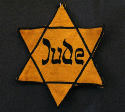 HOLOCAUST IMAGES -  JEWISH YELLOW BADGE - JEWISH YELLOW STAR