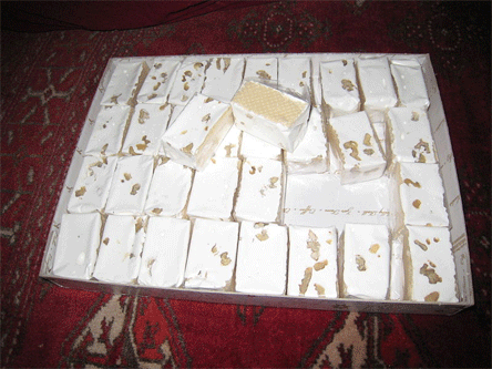 IRANIAN - PERSIAN RECIPES: TABRIZI NOGHA, IRANIAN VARIANT OF NOUGAT