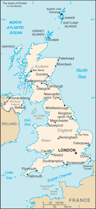 UNITED KINGDOM MAP