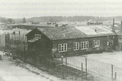 Kamp Amersfoort: A view of the prisoner barracks in Polizeiliches Durchgangslager Amersfoort. The guards were notorious for their harsh treatment of Jews and communists.